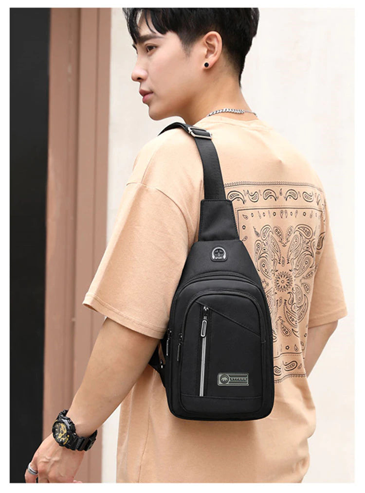 "FD" shoulder bag