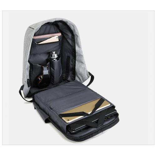 Smart anti-theft backpack with USB charging