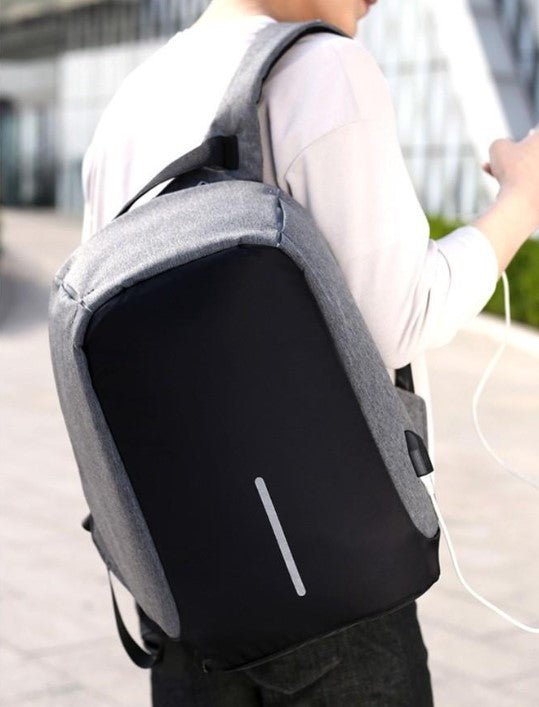 Smart anti-theft backpack with USB charging